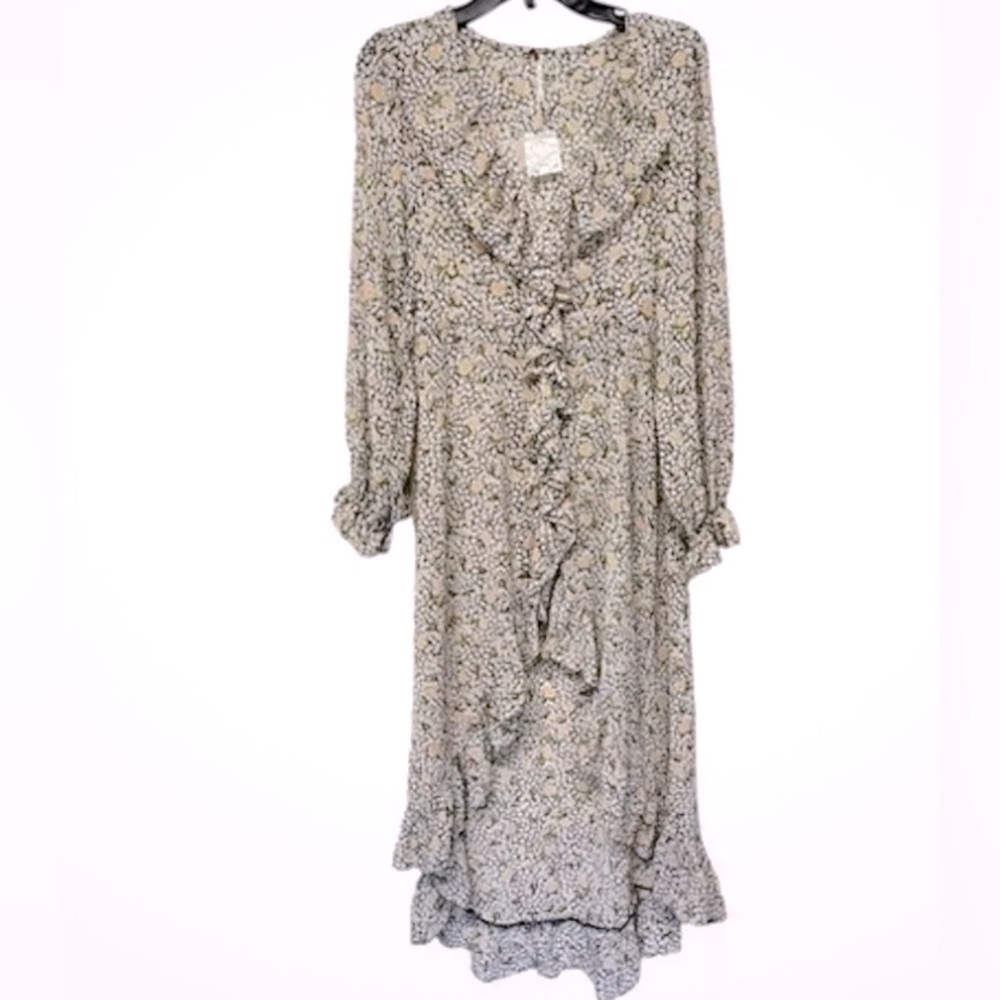 Free People Gigi Floral Maxi Tunic Top - Picture 3 of 15